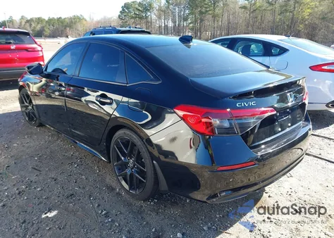 2022 Honda Civic Sport из США, поврежденный, VIN 2HGFE2F50NH604212